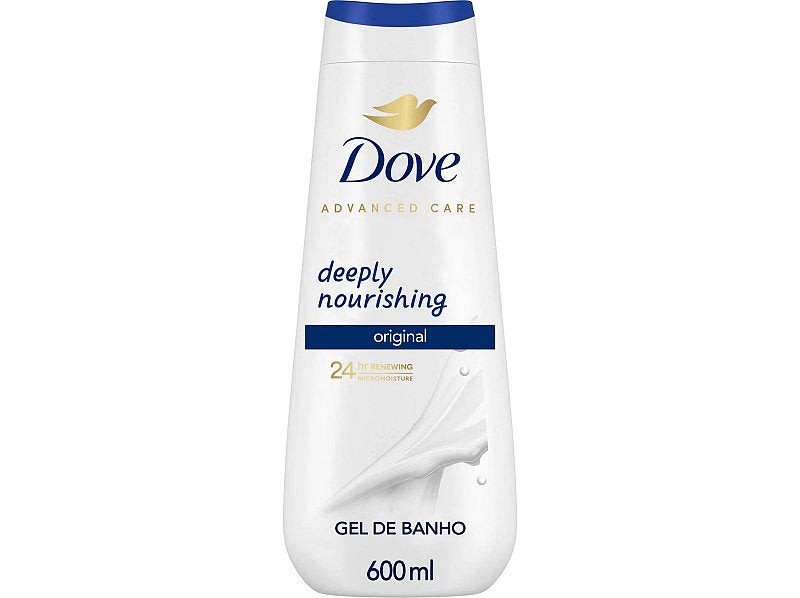 DOVE BODY WASH DEEPLY NOURISHING ORIGINAL 600 ML CASE PK 12