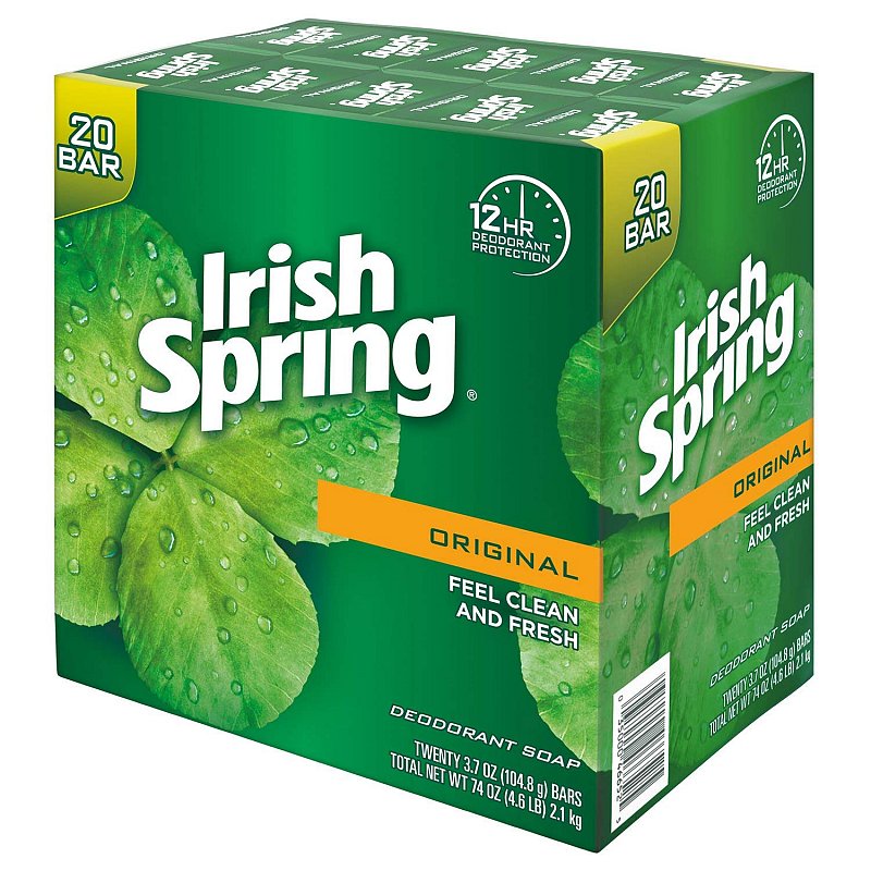 IRISH SPRING ORIGINAL PACK OF 20 4.OZ-CASE PK 4