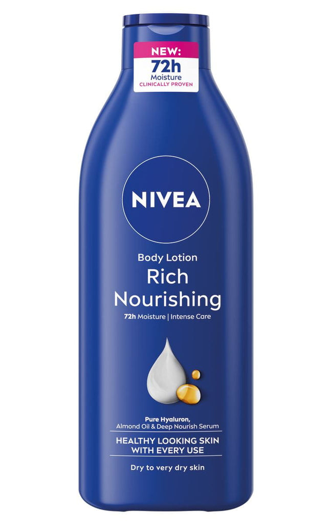 NIVEA BODY LOTION RICH NOURISHING 13.5OZ/400ML CASE PK 12