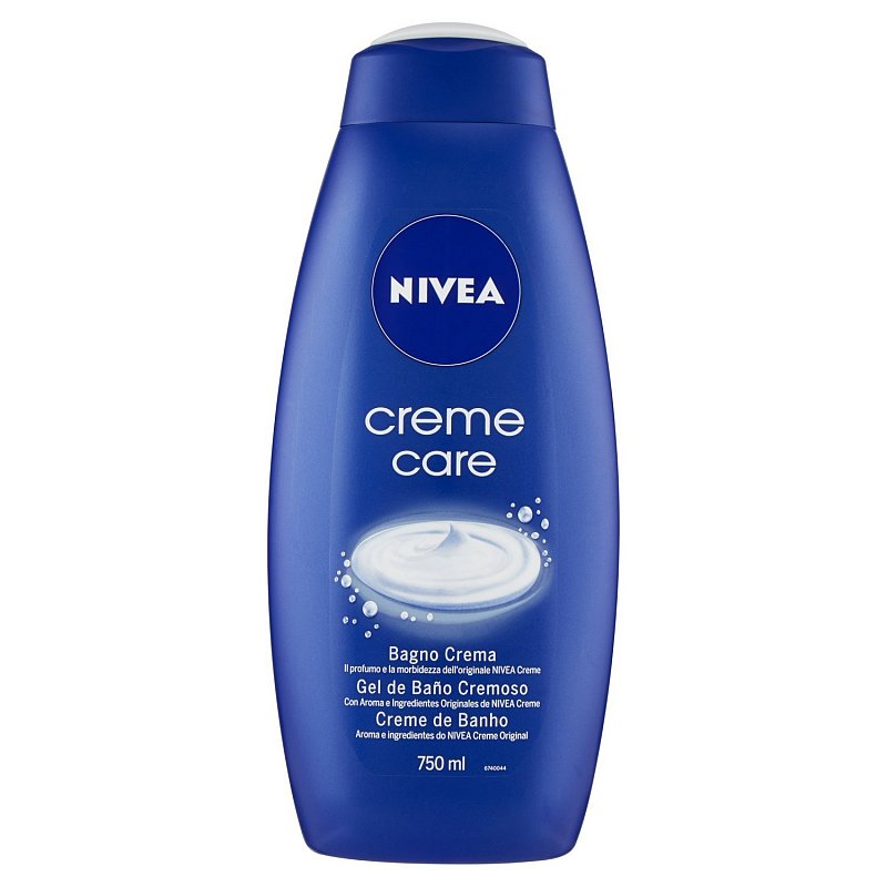 NIVEA BODY WASH CREME CARE 25.3OZ-750 ML CASE PACK 12