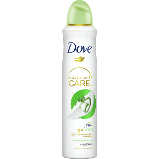 DOVE DEO GO FRESH CUCUMBER 250 ML CASE PACK 6