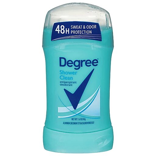 DEGREE WOMEN SHOWER CLEAN INVISIBLE SOLID  1.6OZ CASE PK 12