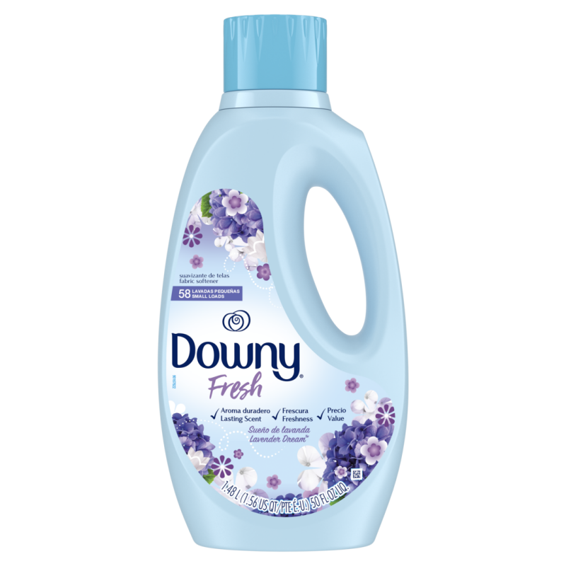 Downy Fresh,Non-Concentrated Fabric Softener,Lavender 50oz CASE PK 4