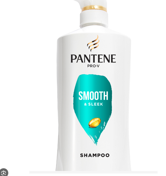 PANTENE PRO-V Smooth & Sleek Shampoo, 27.7oz CASE PACK 4