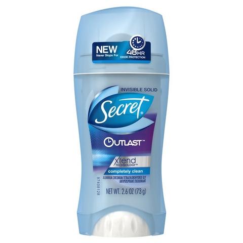 SECRET COMPLETELY CLEAN 2.6 OZ CASE PACK 12