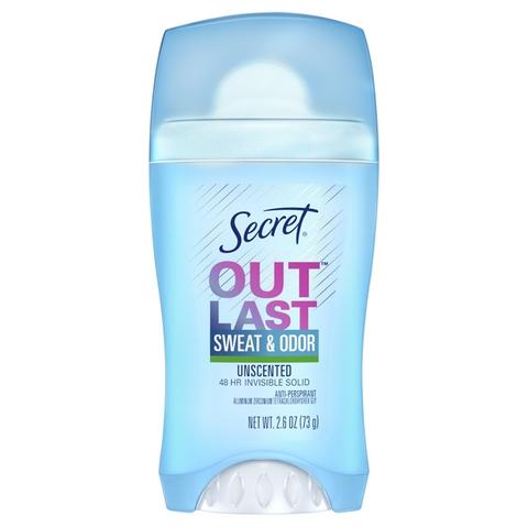 SECRET UNSCENTED 2.6 OZ CASE PACK 12